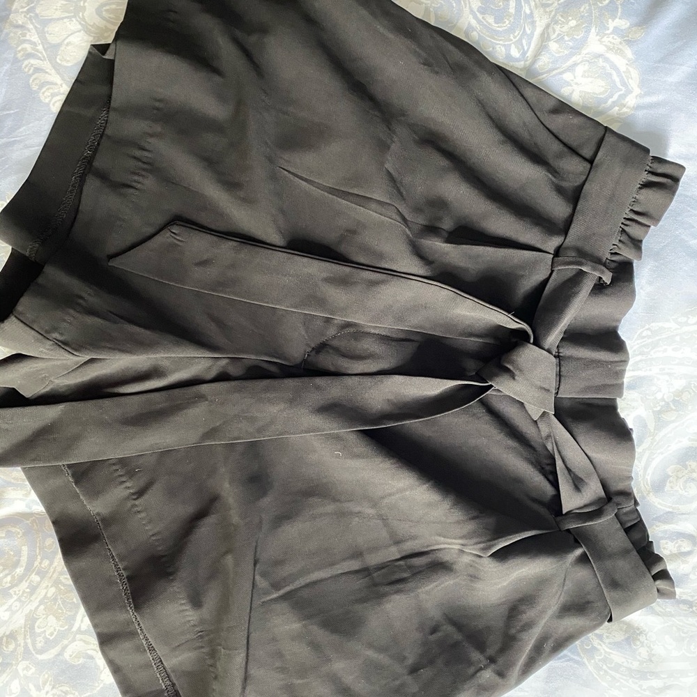 Black dress shorts